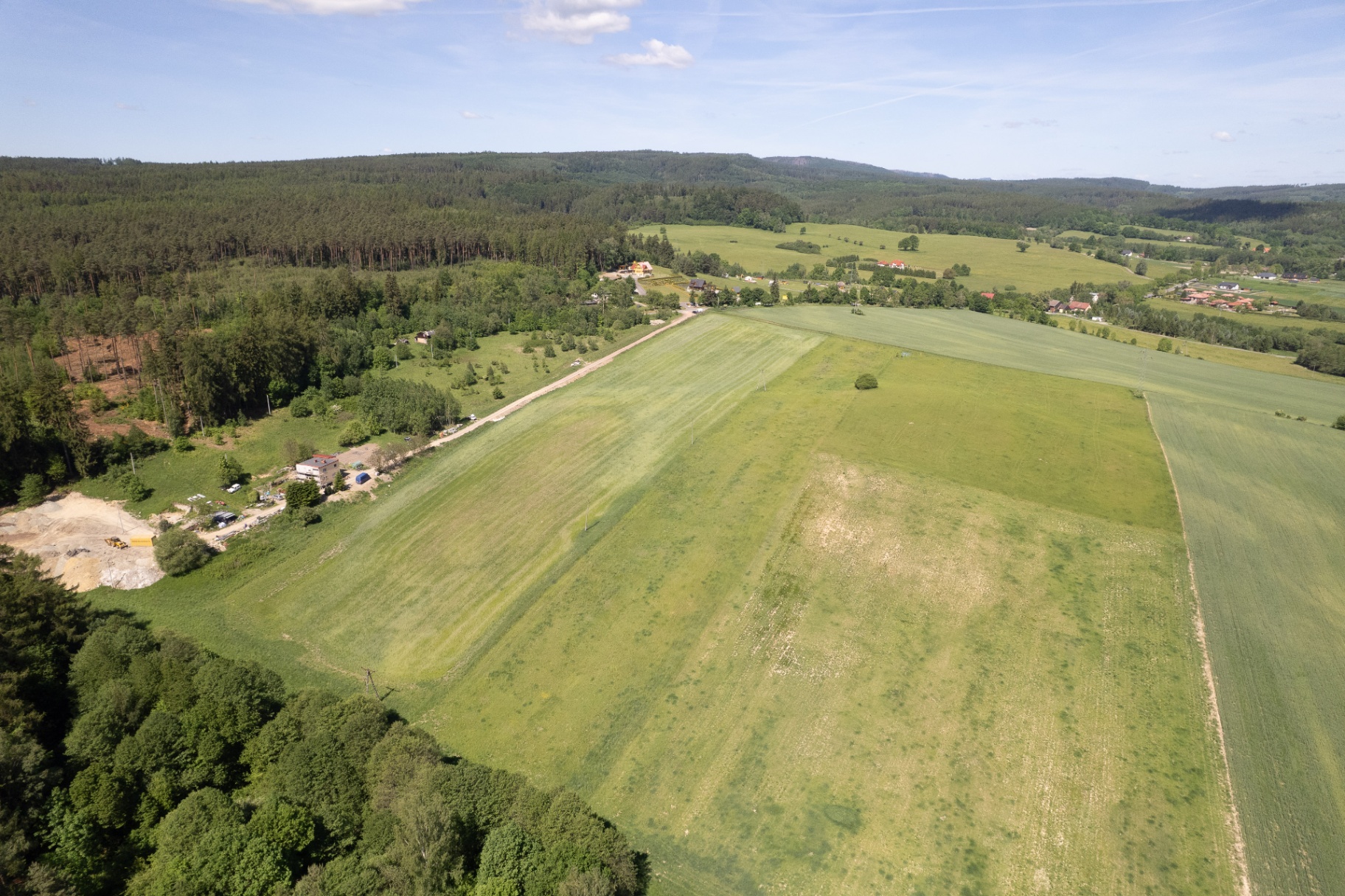 Teren działek, perspektywa panoramiczna